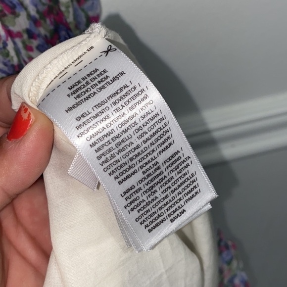 Ralph Lauren dress floral capped ruffled midi size 8 NEW - Picture 5 of 15